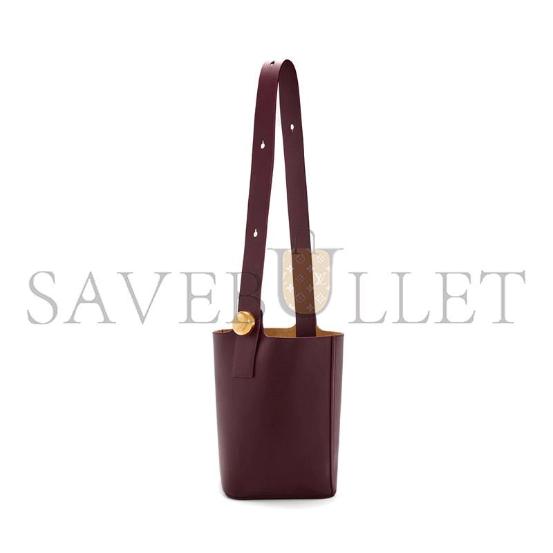 LOEWE MEDIUM PEBBLE BUCKET IN SMOOTH CALFSKIN AANBBBWX01 (28*24.5*23.5cm)
